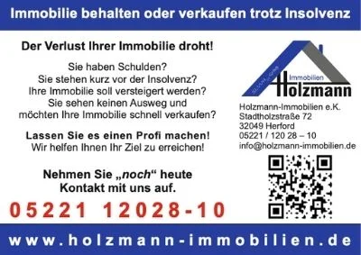 Flyer Insolvenz - Holzmann-Immobilien
